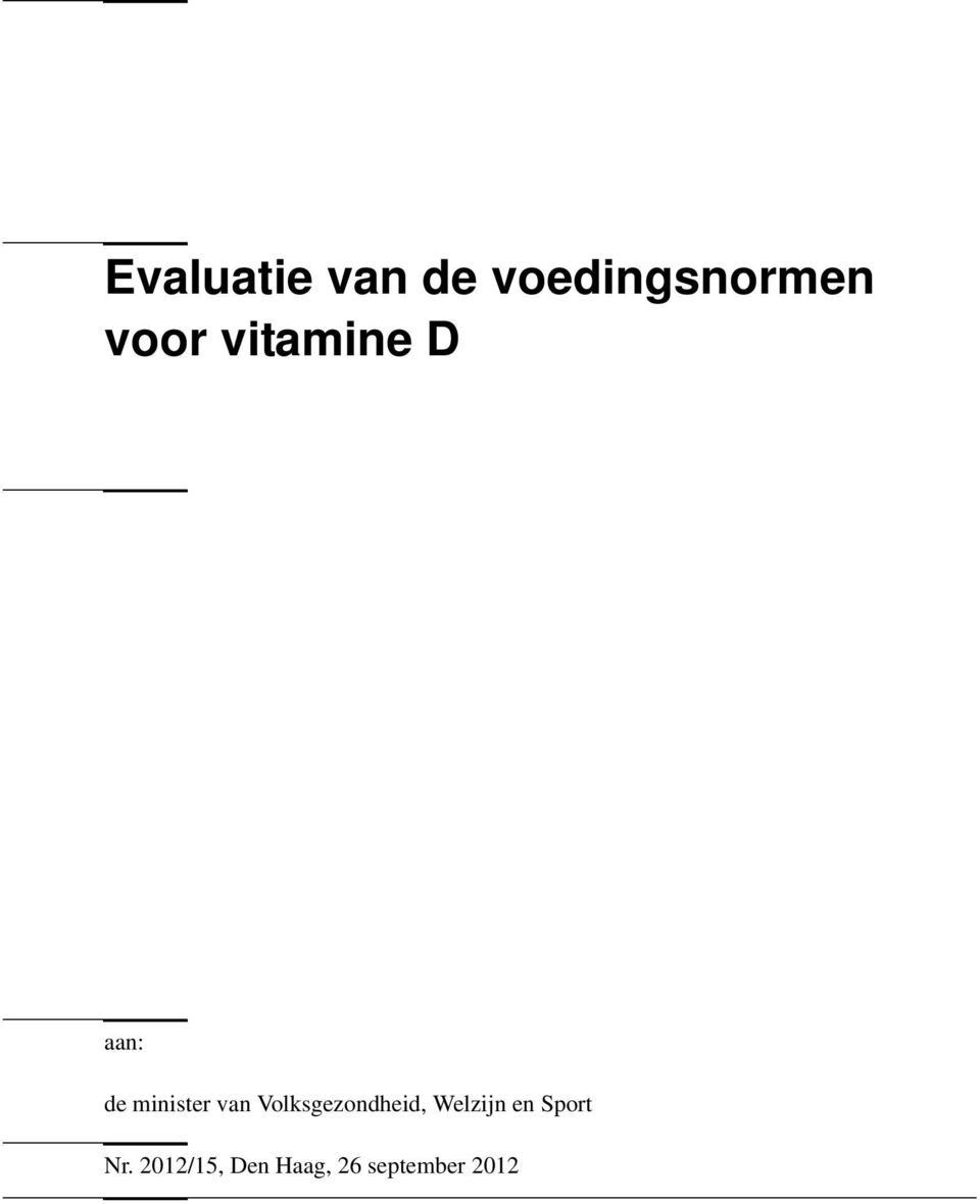 van Volksgezondheid, Welzijn en