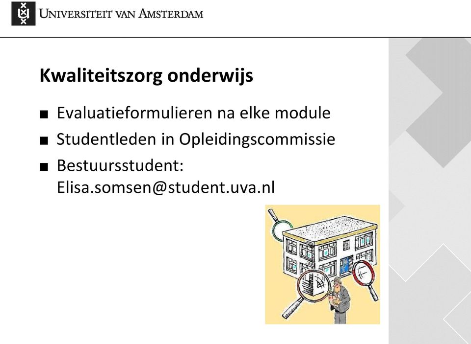 Studentleden in Opleidingscommissie