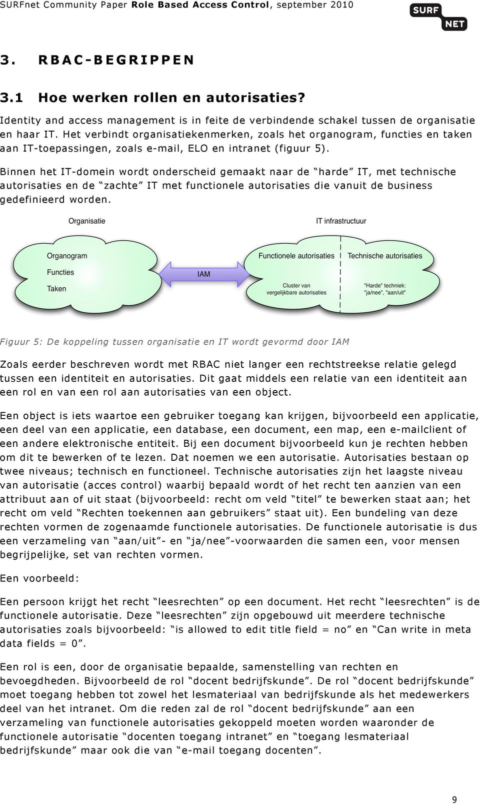 Binnen het IT-domein wordt onderscheid gemaakt naar de harde IT, met technische autorisaties en de zachte IT met functionele autorisaties die vanuit de business gedefinieerd worden.