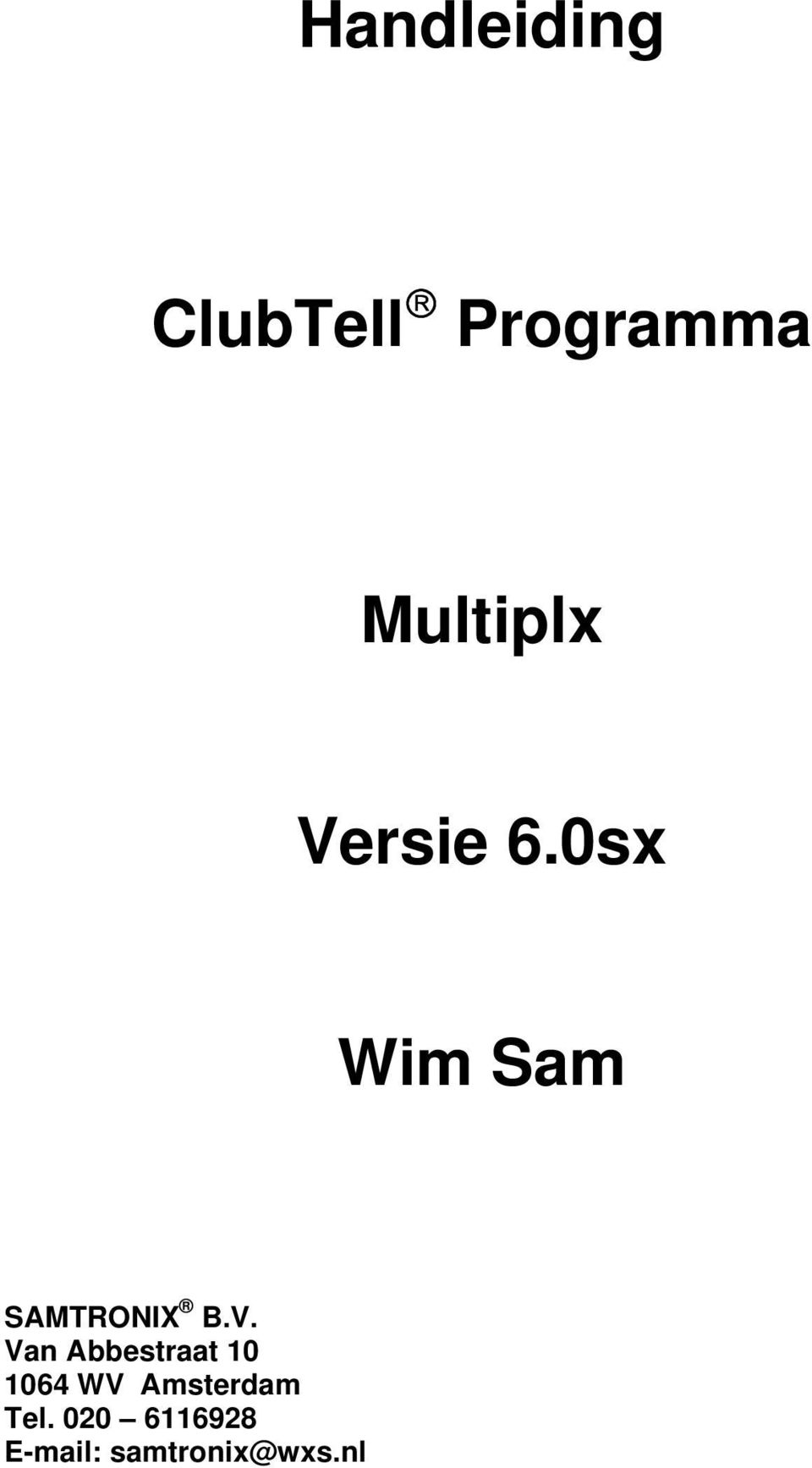 0sx Wim Sam SAMTRONIX B.V.