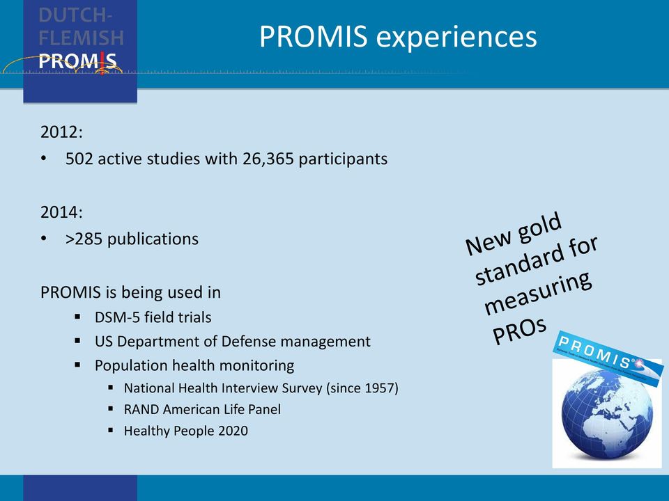 Department of Defense management Population health monitoring National