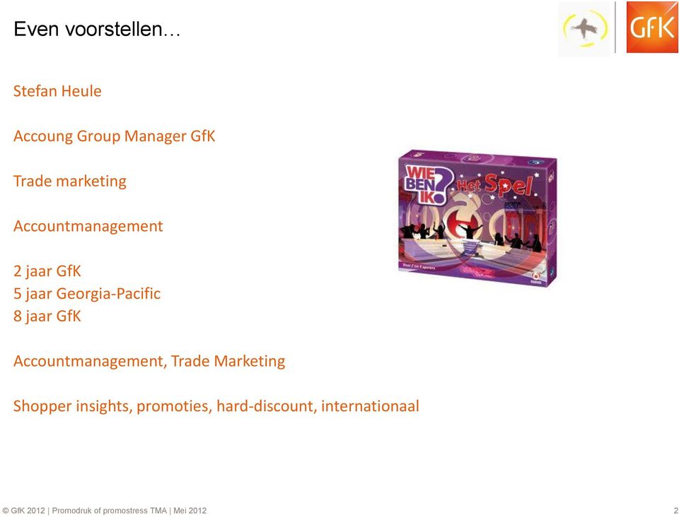 GfK Accountmanagement, Trade Marketing Shopper insights, promoties,