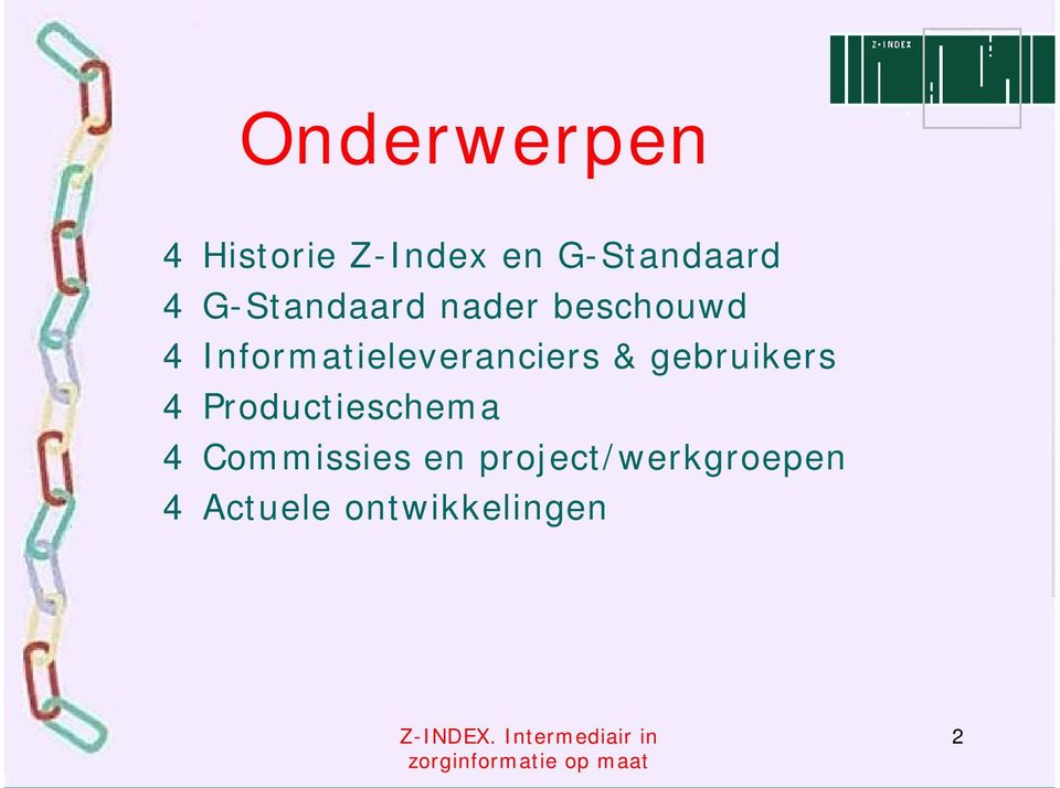 Informatieleveranciers & gebruikers 4