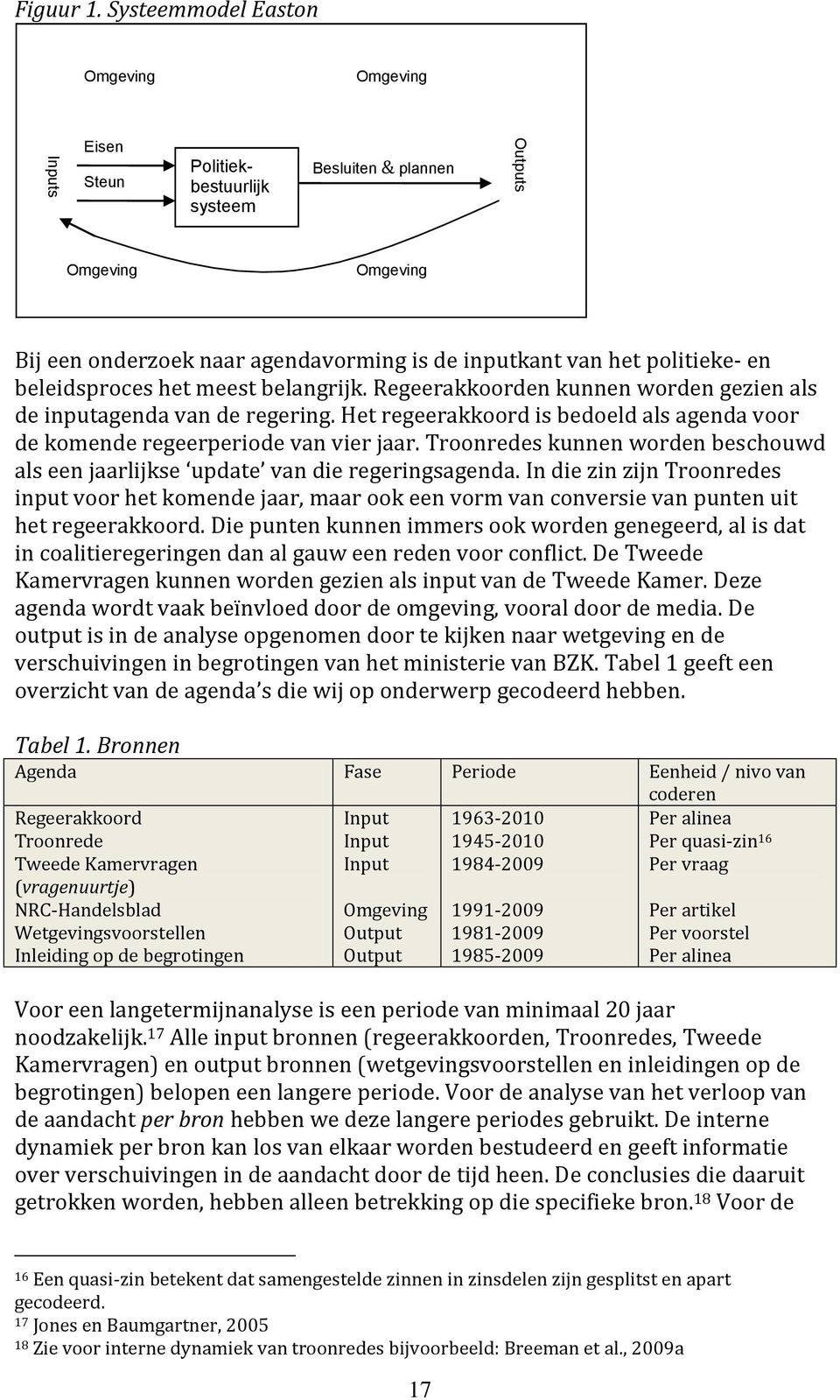 beleidsproces het meest belangrijk. Regeerakkoorden kunnen worden gezien als de inputagenda van de regering. Het regeerakkoord is bedoeld als agenda voor de komende regeerperiode van vier jaar.