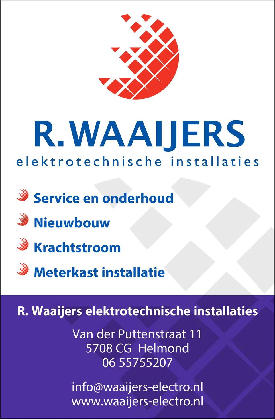 Waaijers elektrotechnische installaties Van der