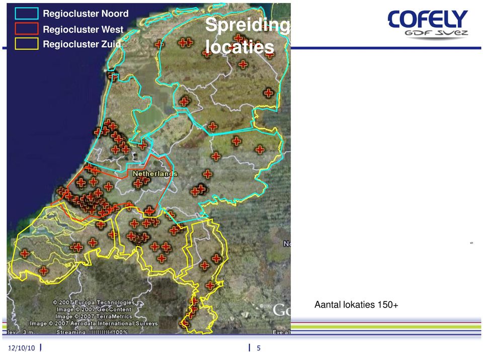 locaties 5 Aantal lokaties 150+