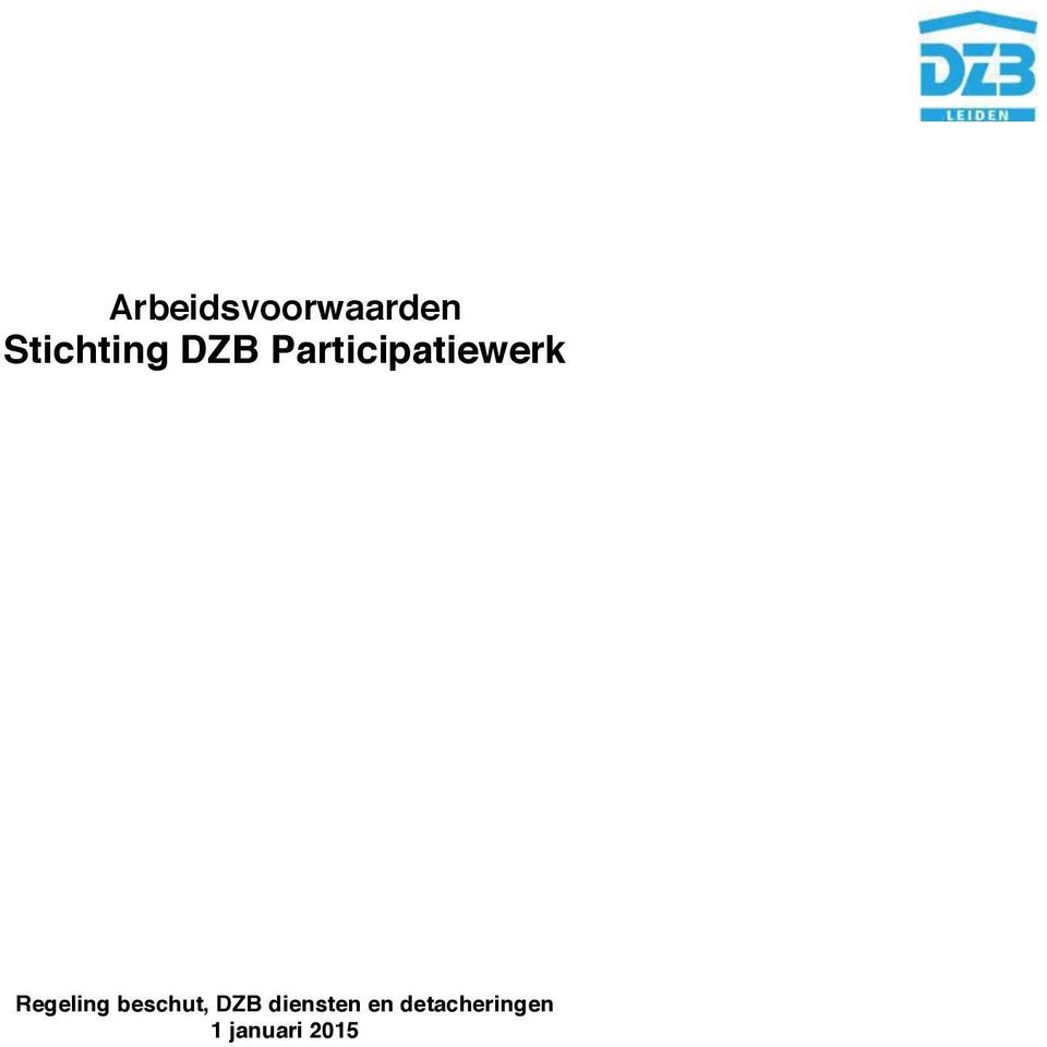 Participatiewerk Regeling