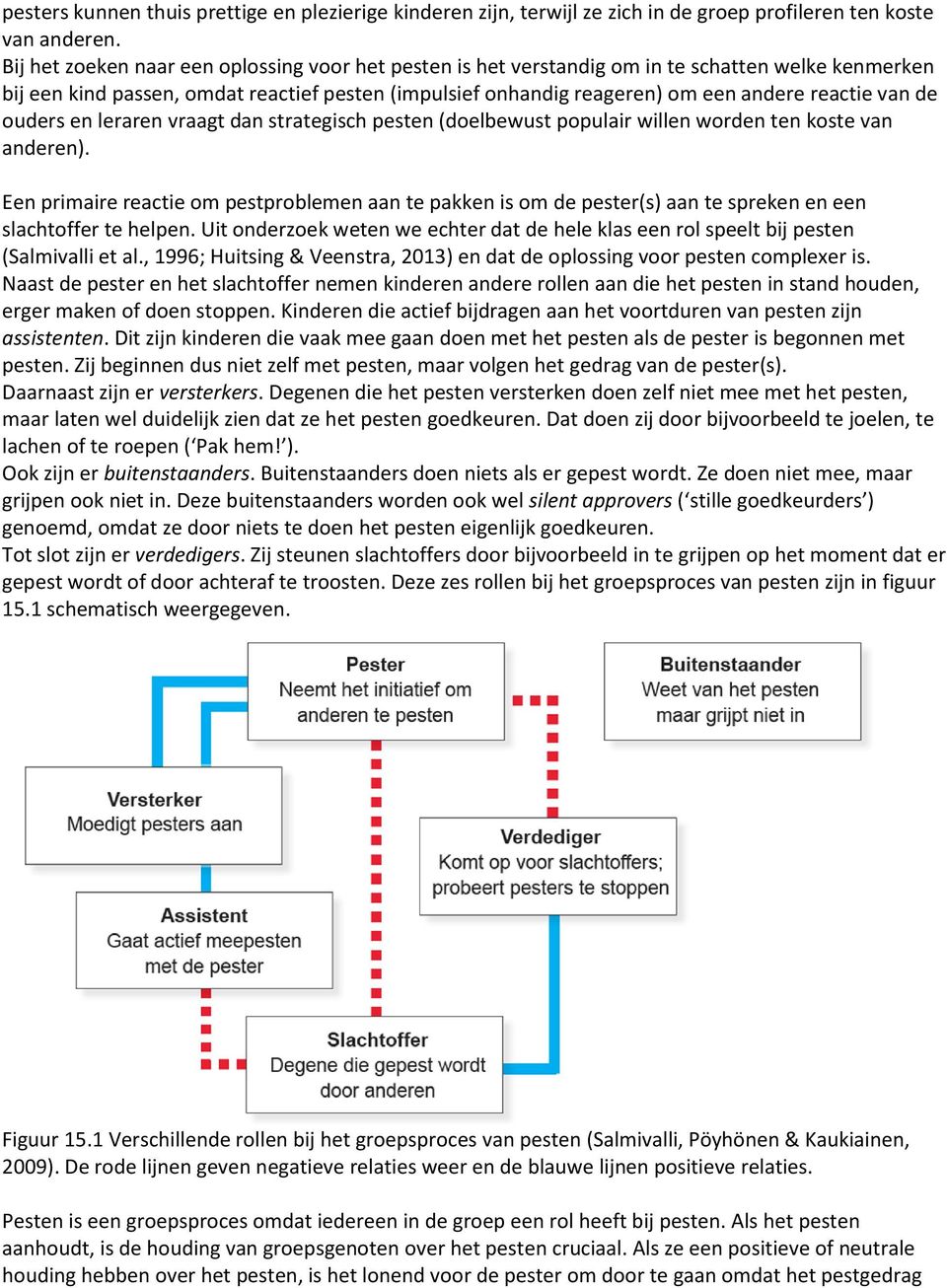 van de ouders en leraren vraagt dan strategisch pesten (doelbewust populair willen worden ten koste van anderen).