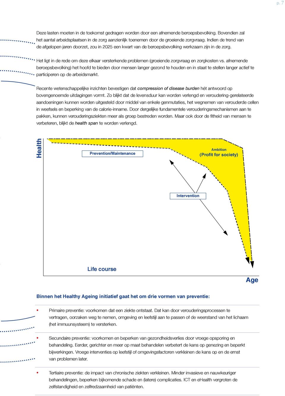 Het ligt in de rede om deze elkaar versterkende problemen (groeiende zorgvraag en zorgkosten vs.