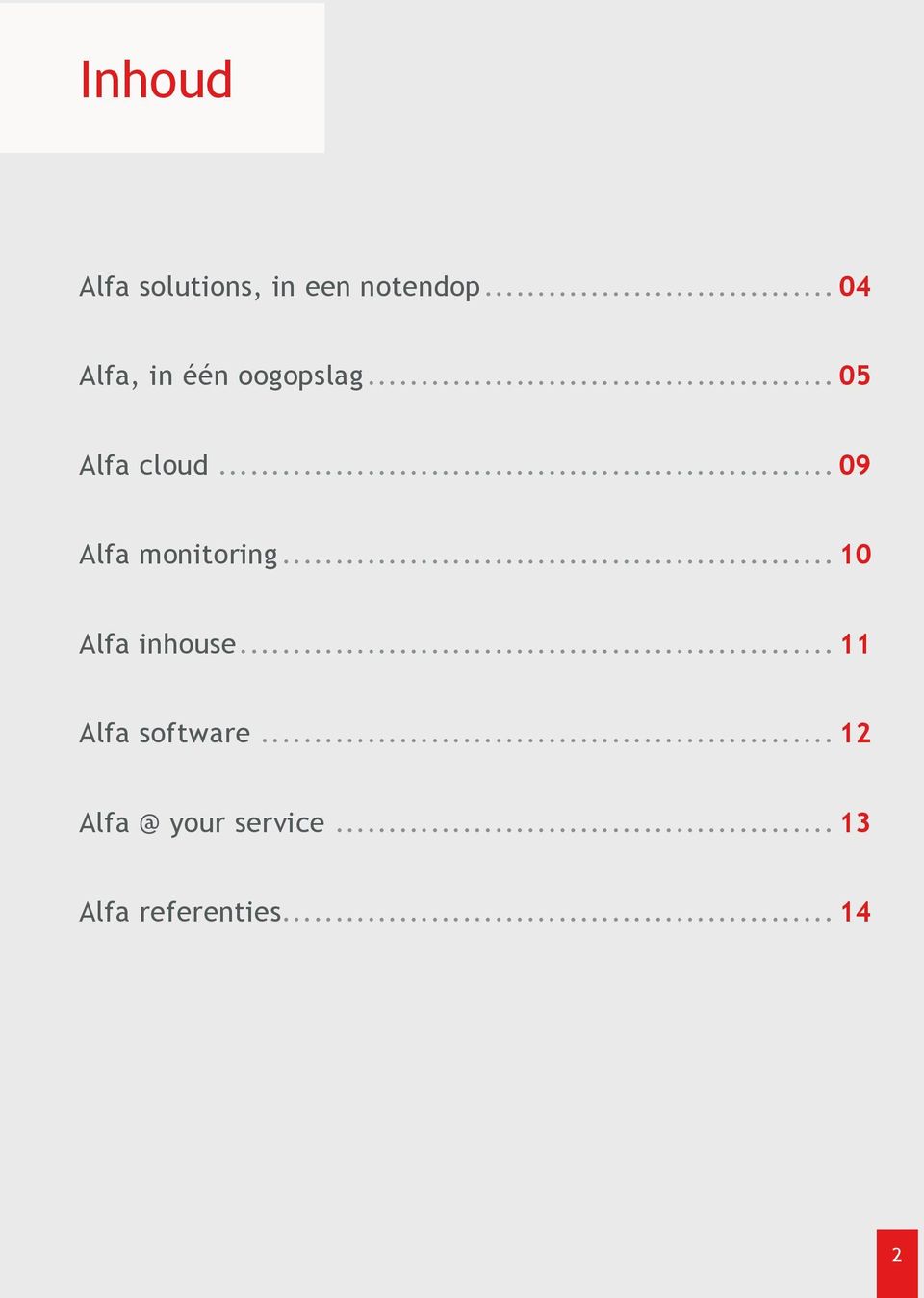 .. 09 monitoring... 10 inhouse.