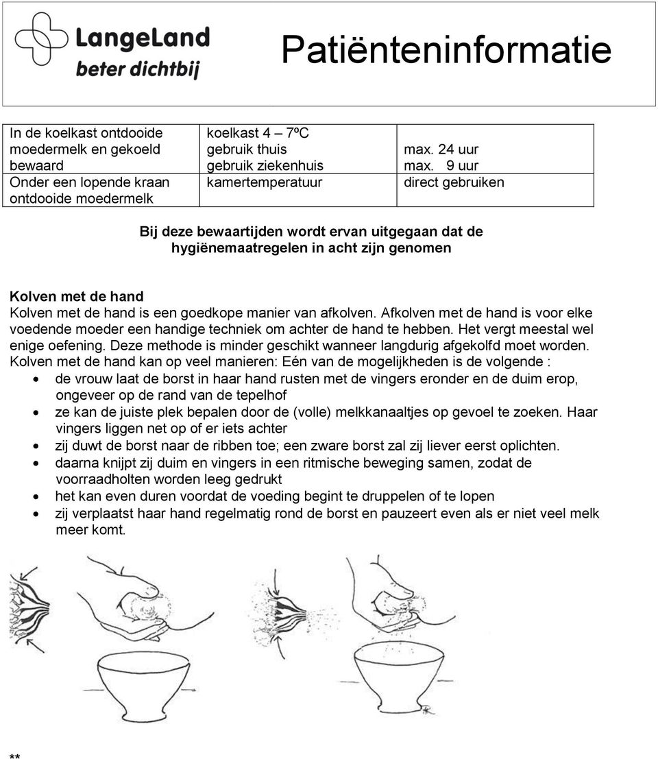 Afkolven met de hand is voor elke voedende moeder een handige techniek om achter de hand te hebben. Het vergt meestal wel enige oefening.