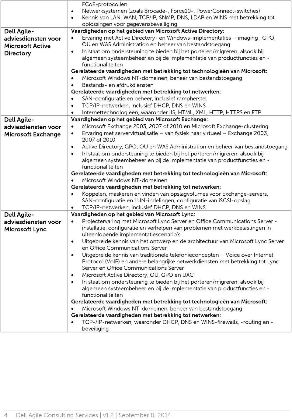 Administration en beheer van bestandstoegang In staat om ondersteuning te bieden bij het porteren/migreren, alsook bij algemeen systeembeheer en bij de implementatie van productfuncties en -