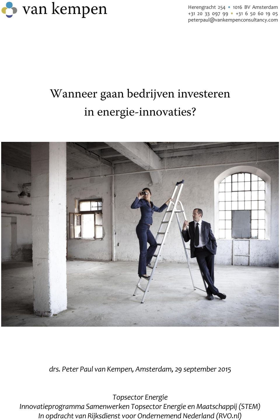 Samenwerken Topsector Energie en Maatschappij (STEM)