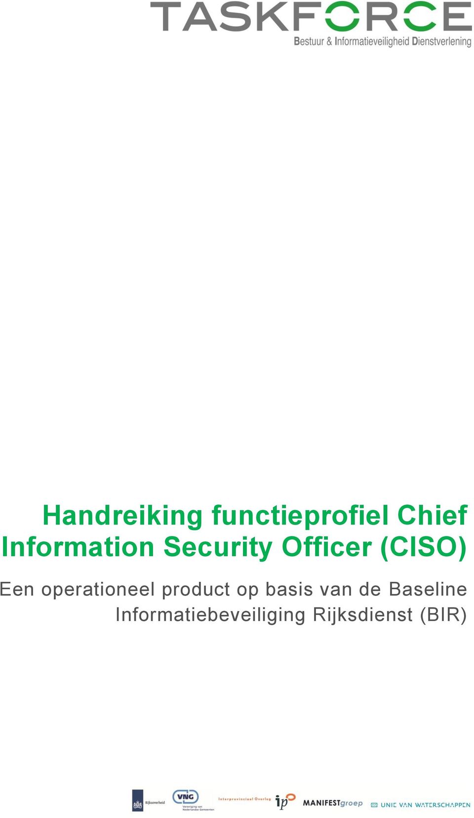 operationeel product op basis van de