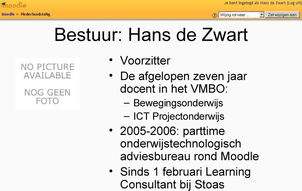 Projectonderwijs 2005-2006: parttime