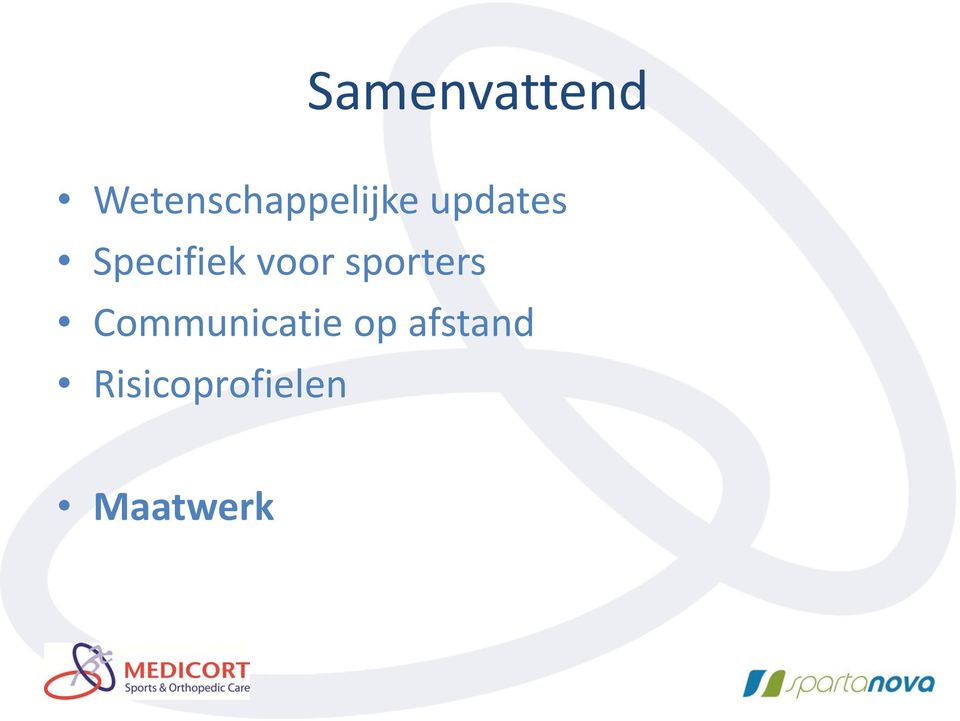 Specifiek voor sporters