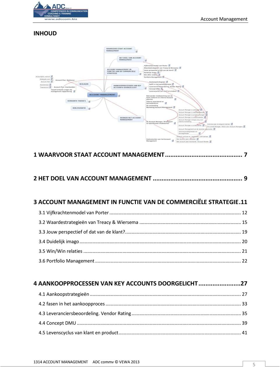 4 Duidelijk imago... 20 3.5 Win/Win relaties... 21 3.6 Portfolio Management... 22 4 AANKOOPPROCESSEN VAN KEY ACCOUNTS DOORGELICHT... 27 4.