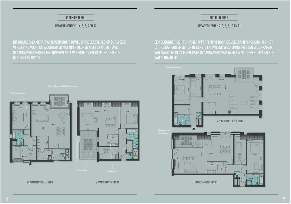 EEN BIJZONDER LICHT 3-KAMERAPPARTEMENT DOOR DE VELE RAMEN RONDOM. U VINDT DIT HOEKAPPARTEMENT OP DE EERSTE EN TWEEDE VERDIEPING.