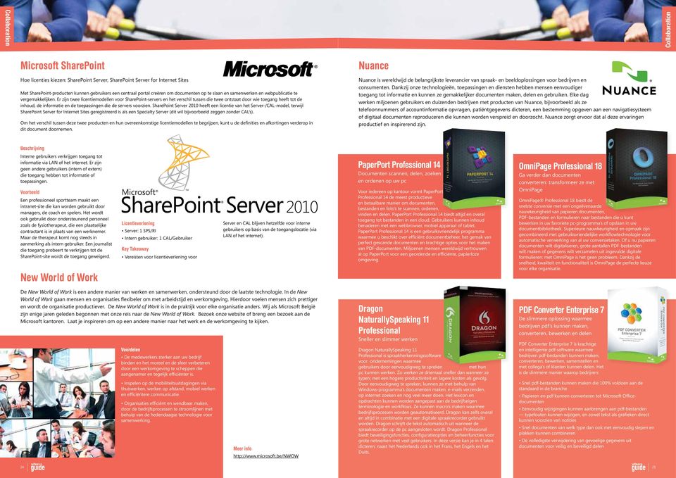 Er zijn twee licentiemodellen voor SharePoint-servers en het verschil tussen die twee ontstaat door wie toegang heeft tot de inhoud, de informatie en de toepassingen die de servers voorzien.