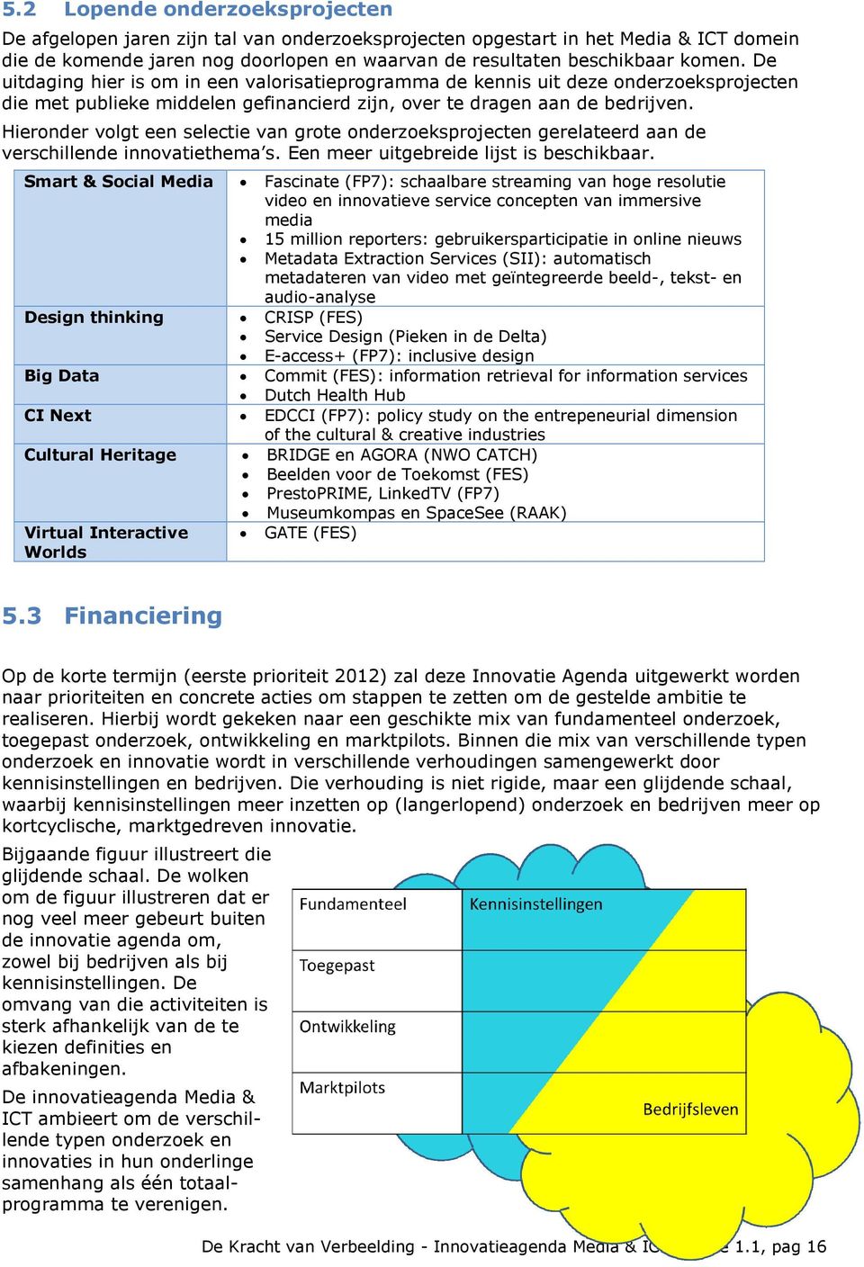 De uitdaging hier is om in een valorisatieprogramma de kennis uit deze onderzoeksprojecte onderzoeksprojecten die met publieke middelen gefinancierd zijn, over te dragen aan de bedrijven.