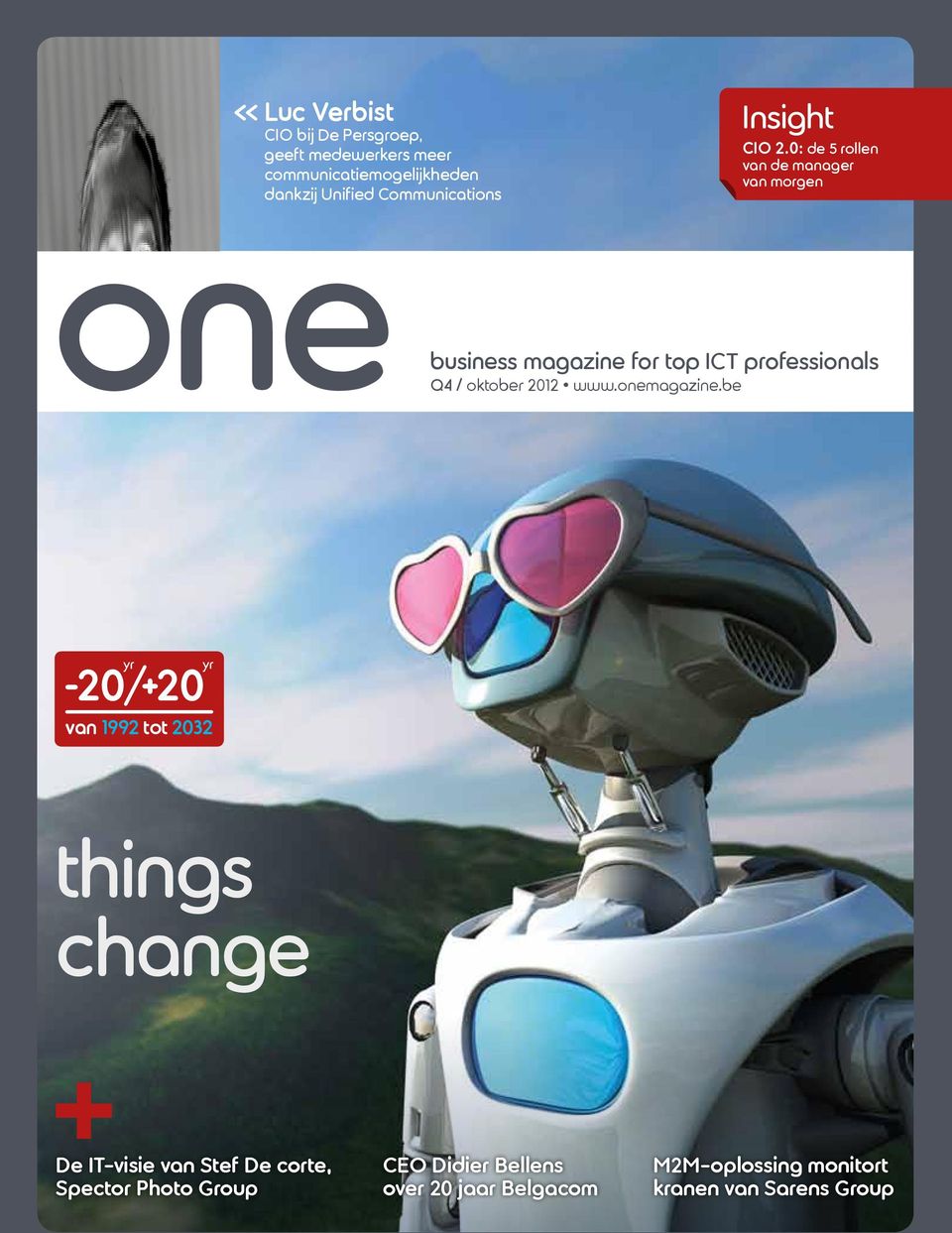 0: de 5 rollen van de manager van morgen one Q4 business magazine for top ict professionals / oktober 2012