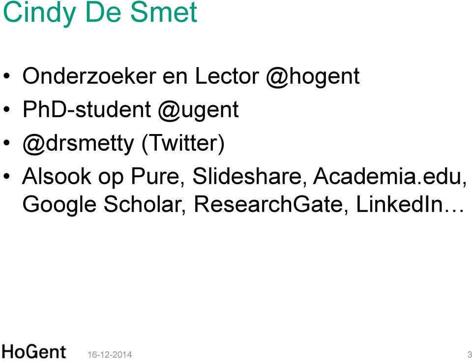 Alsook op Pure, Slideshare, Academia.