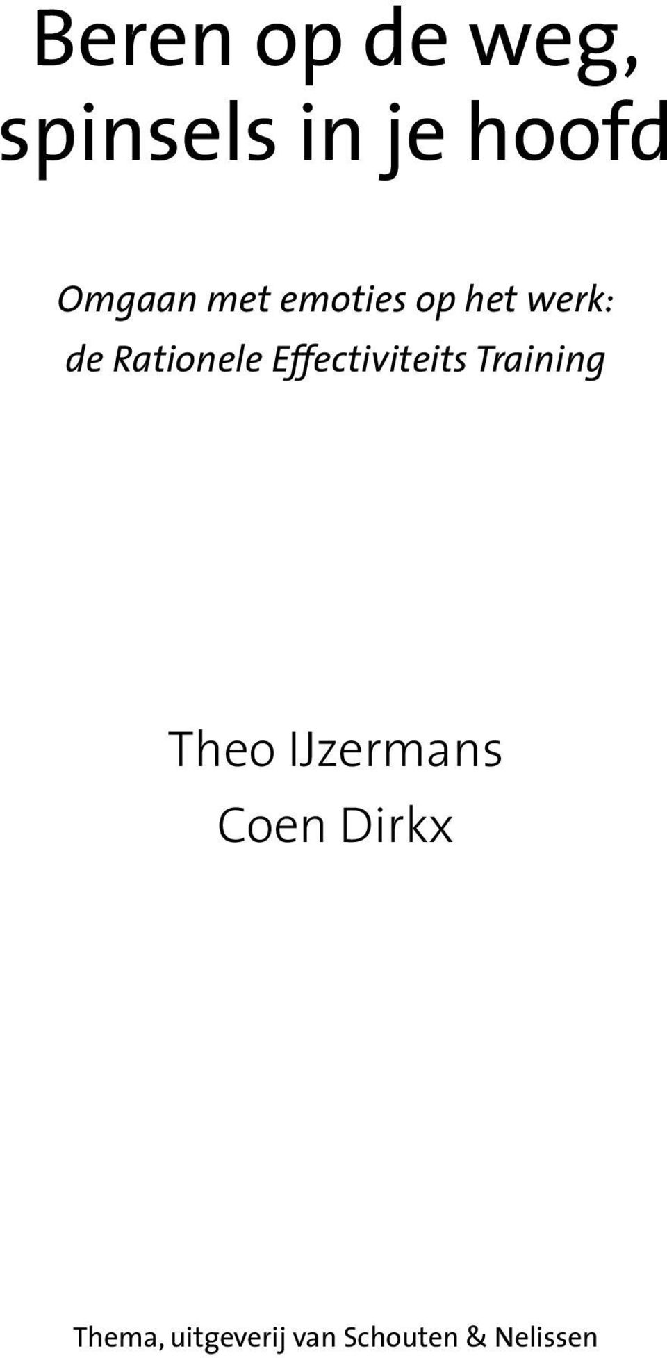 Rationele Effectiviteits Training Theo