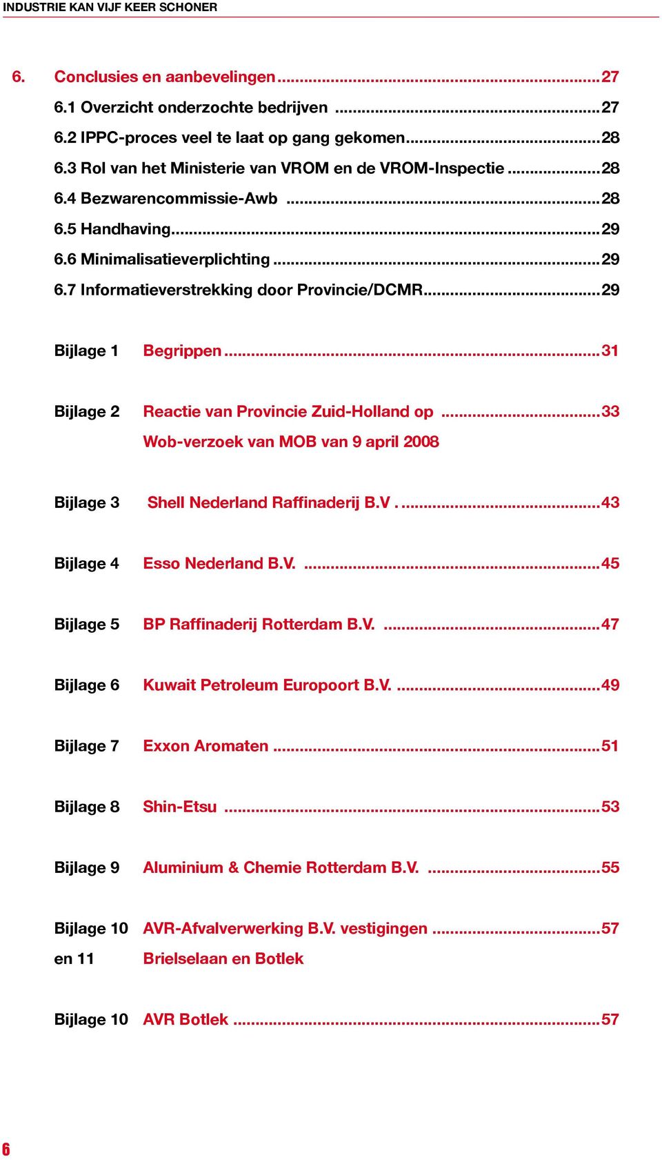 ..29 Bijlage 1 Begrippen...31 bijlage 2 Reactie van Provincie Zuid-Holland op...33 Wob-verzoek van MOB van 9 april 2008 Bijlage 3 Shell Nederland Raffinaderij B.V.