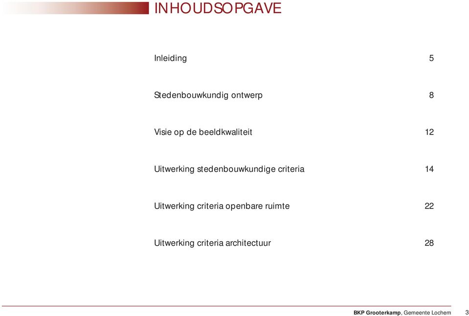 Uitwerking stedenbouwkundige criteria 14