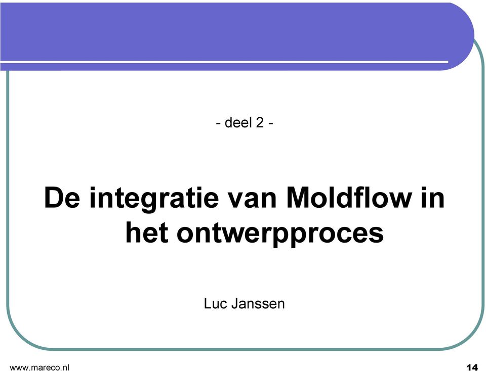 Moldflow in het