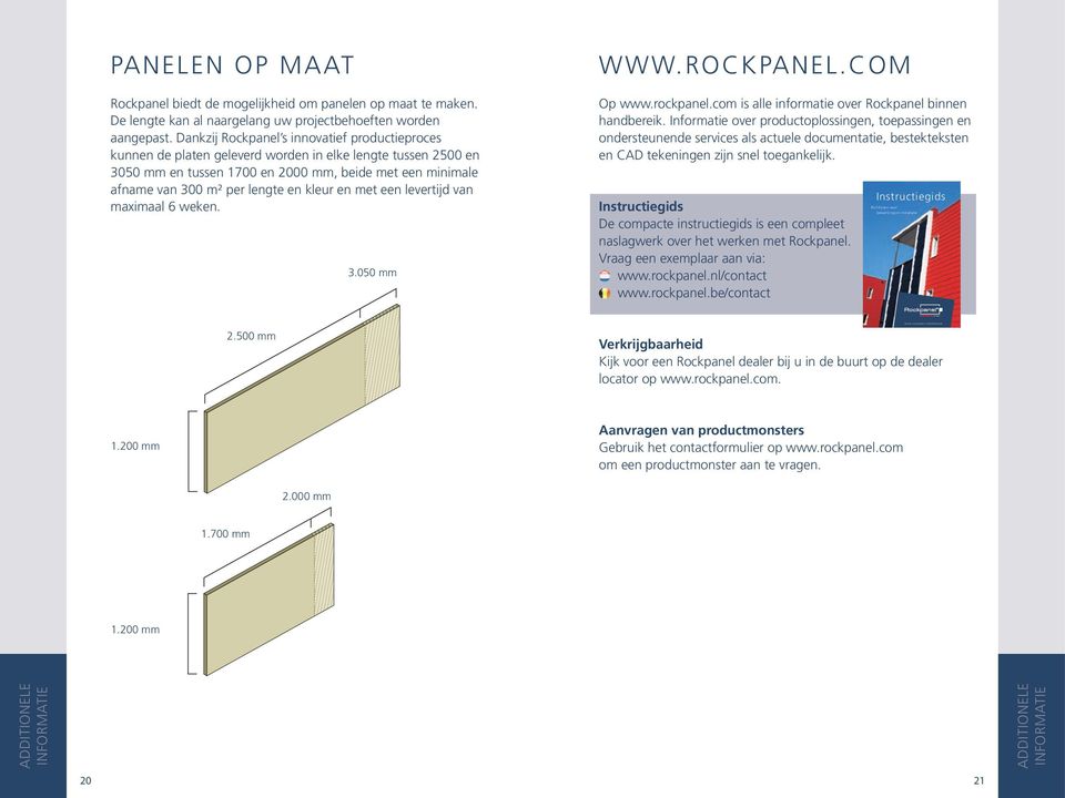 formaat en in elke gewenste vorm kan worden toegepast. De voordelen van steen én hout zijn bij Rockpanel in één product verenigd.