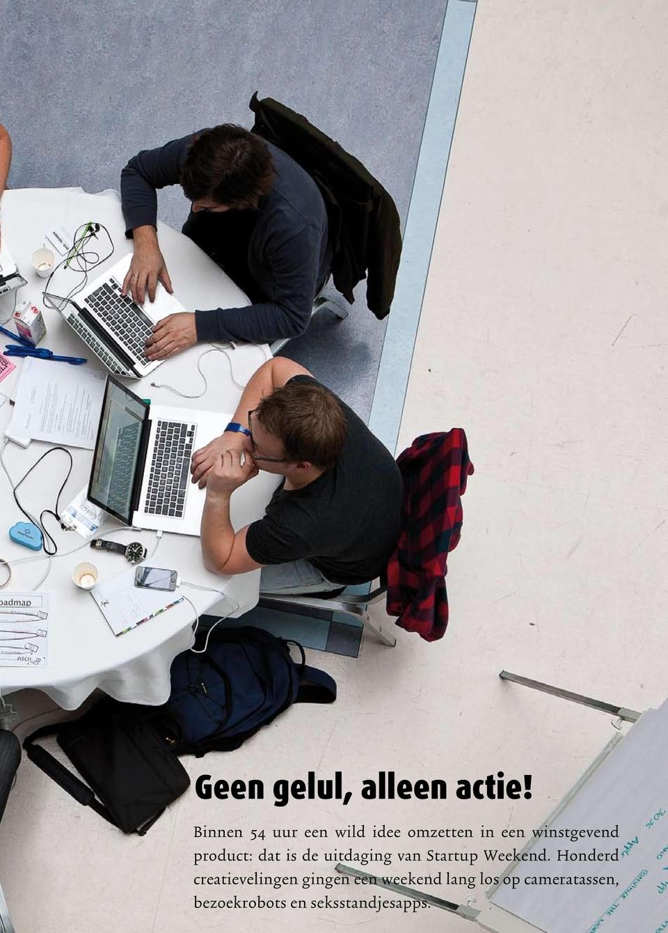 is de uitdaging van Startup Weekend.