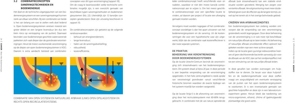 Open bodemenergiesystemen vereisen meestal een groter debiet en een langere levensduur (en dus een klein risico op verstopping van de putten).