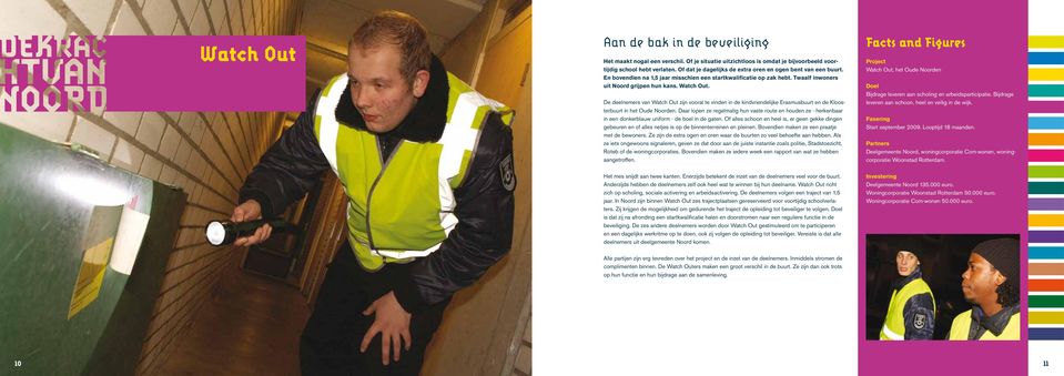 De deelnemers van Watch Out zijn vooral te vinden in de kindvriendelijke Erasmusbuurt en de Kloosterbuurt in het Oude Noorden.