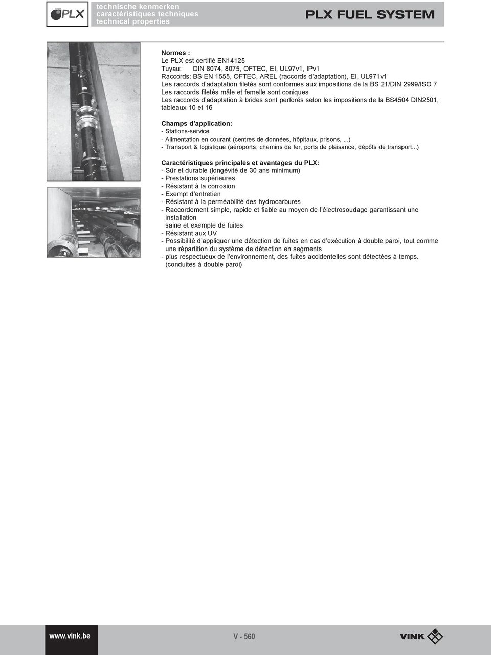 tableaux 10 et 16 Champs d application: - Stations-service - Alimentation en courant (centres de données, hôpitaux, prisons,.