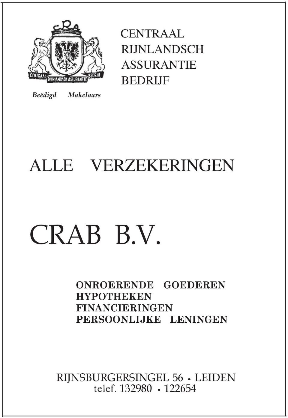 RZEKERINGEN CRAB B.V.