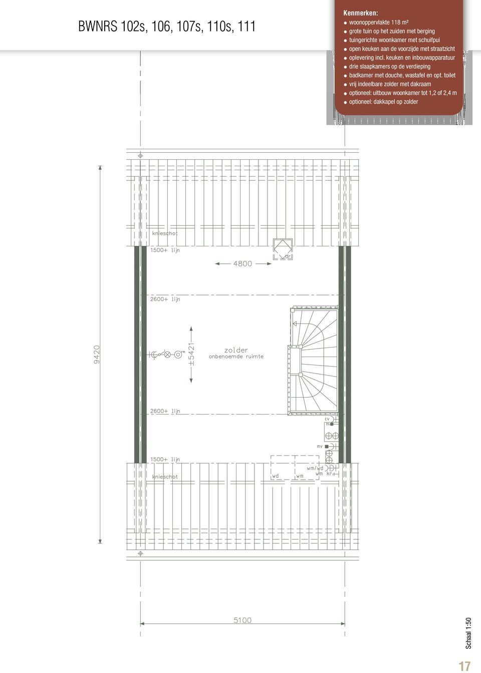 keuken en inbouwapparatuur drie slaapkamers op de verdieping badkamer met douche, wastafel en opt.