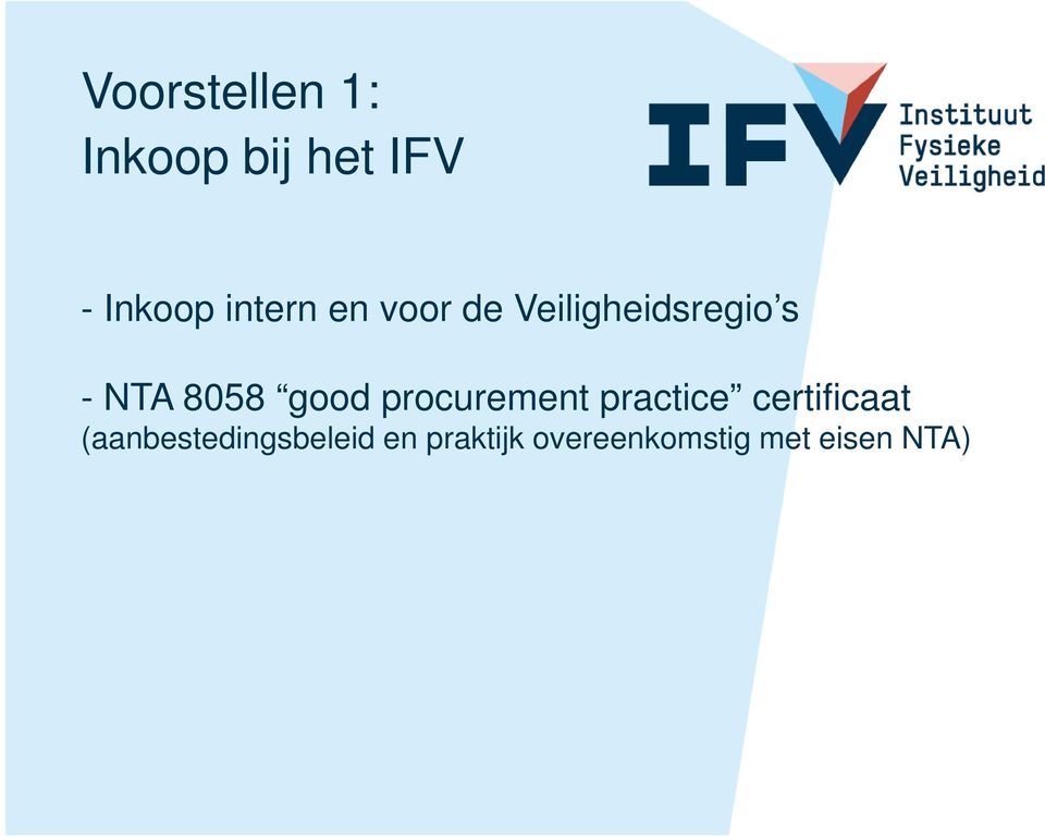 good procurement practice certificaat