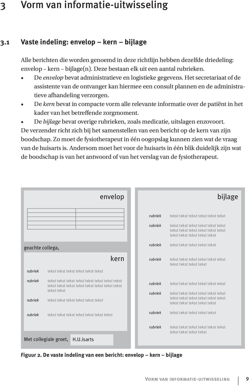 Het secretariaat of de assistente van de ontvanger kan hiermee een consult plannen en de administratieve afhandeling verzorgen.