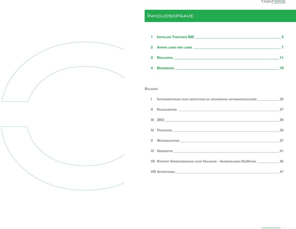 informatieveiligheid 23 II Rijksoverheid 27 III ZBO 29 IV Provincies 33 V Waterschappen 37 VI