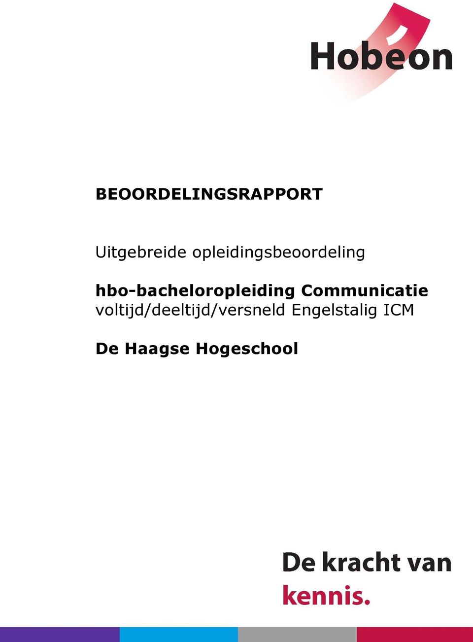 hbo-bacheloropleiding Communicatie