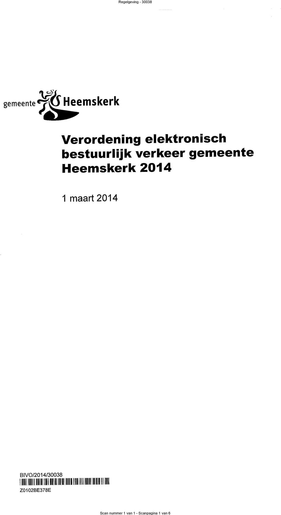 elektronisch Heemskerk 20 1 maad 201 81V0/201/008 111111