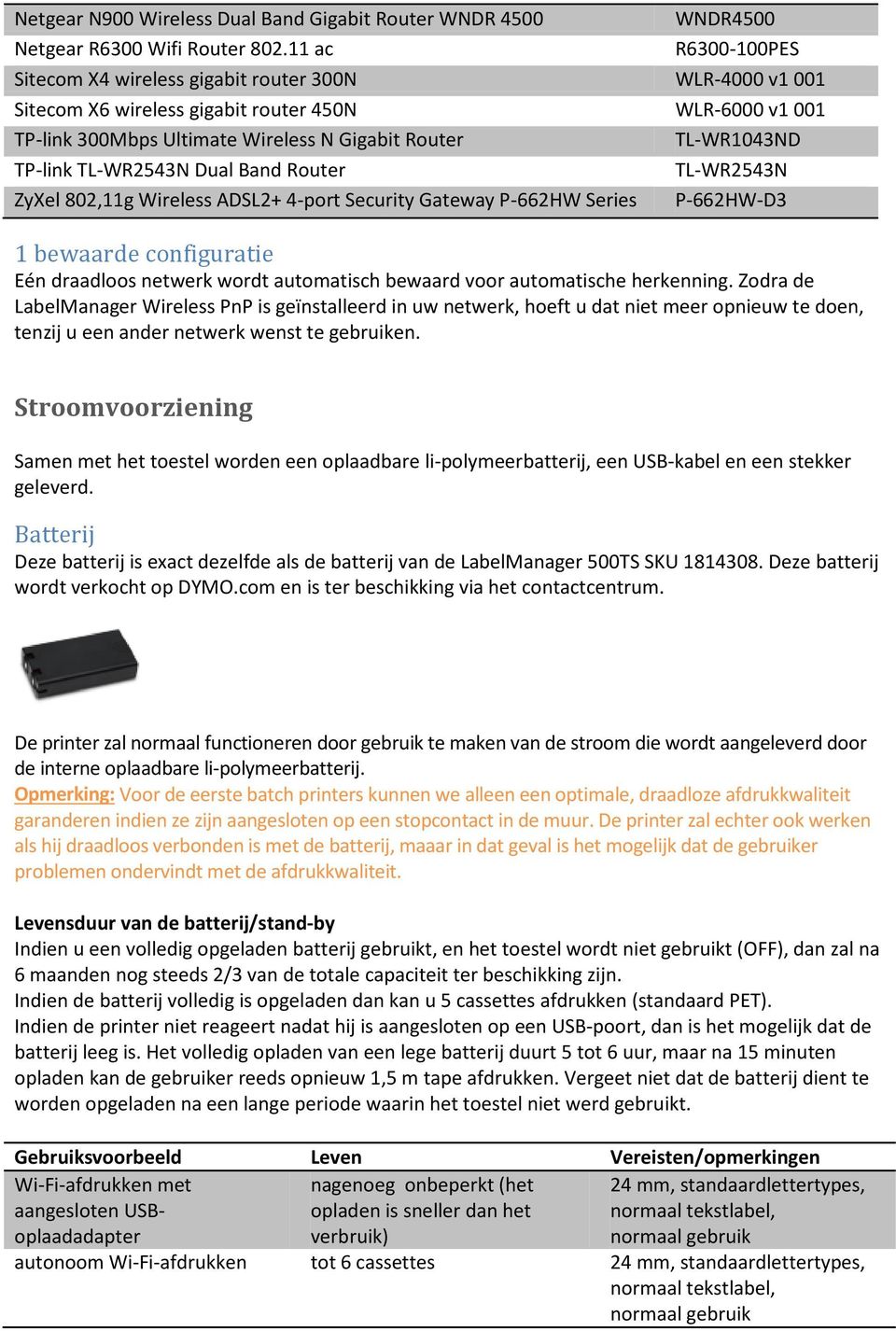 TP-link TL-WR2543N Dual Band Router TL-WR2543N ZyXel 802,11g Wireless ADSL2+ 4-port Security Gateway P-662HW Series P-662HW-D3 1 bewaarde configuratie Eén draadloos netwerk wordt automatisch bewaard