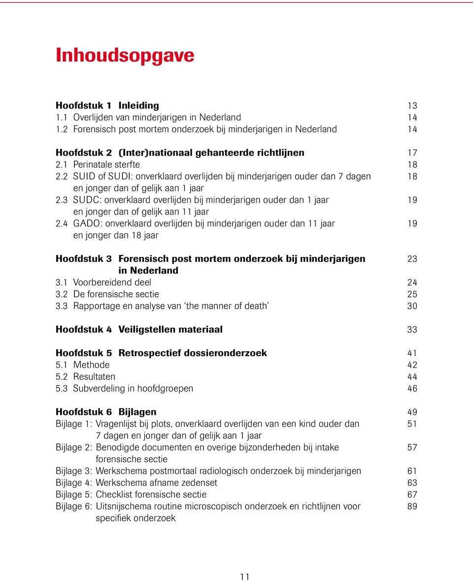 2 SUID of SUDI: onverklaard overlijden bij minderjarigen ouder dan 7 dagen en jonger dan of gelijk aan 1 jaar 2.