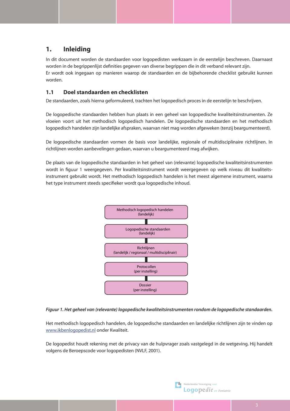 Er wordt ook ingegaan op manieren waarop de standaarden en de bijbehorende checklist gebruikt kunnen worden. 1.