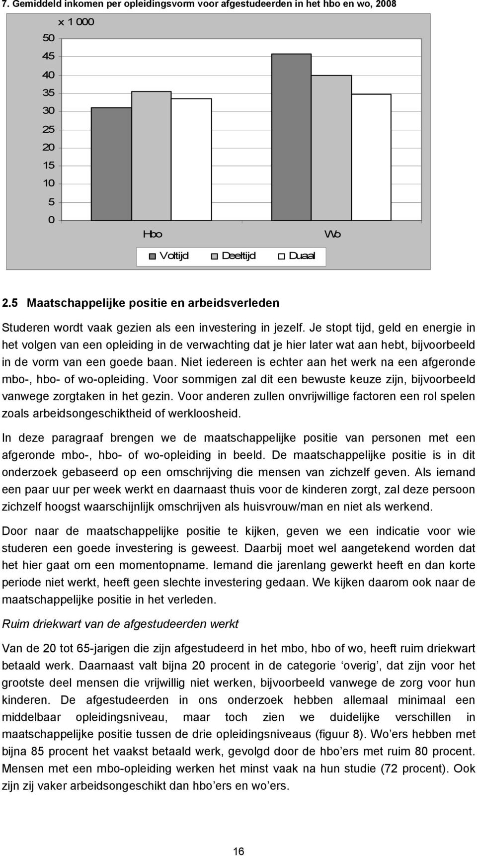 Je stopt tijd, geld en energie in het volgen van een opleiding in de verwachting dat je hier later wat aan hebt, bijvoorbeeld in de vorm van een goede baan.