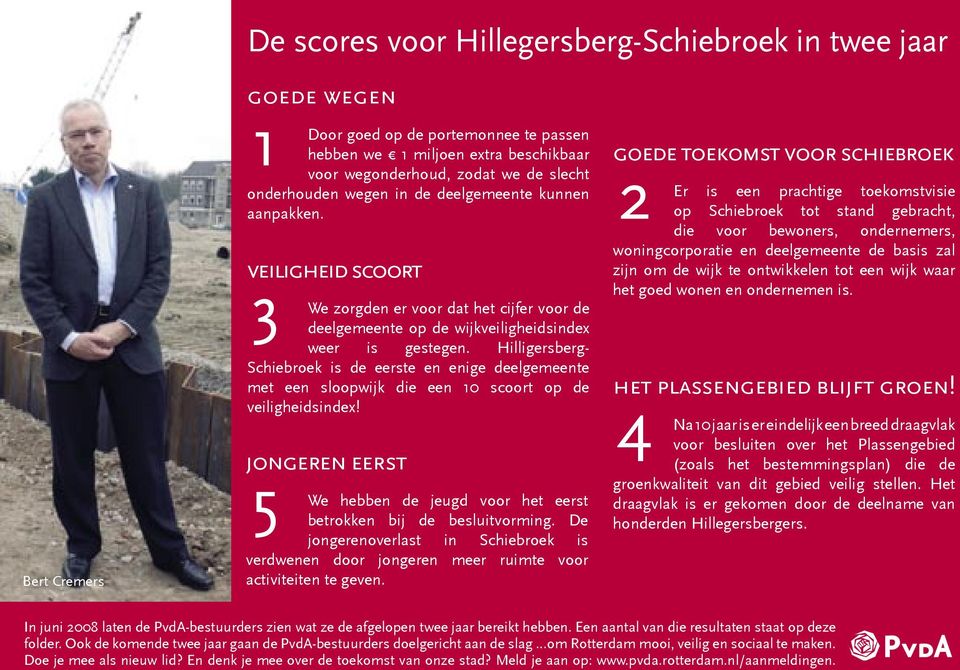 Hilligersberg- Schiebroek is de eerste en enige deelgemeente met een sloopwijk die een 0 scoort op de veiligheidsindex!