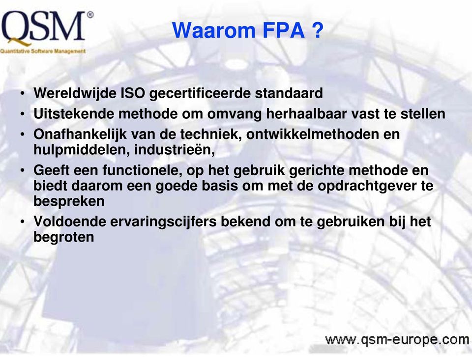 stellen Onafhankelijk van de techniek, ontwikkelmethoden en hulpmiddelen, industrieën, Geeft