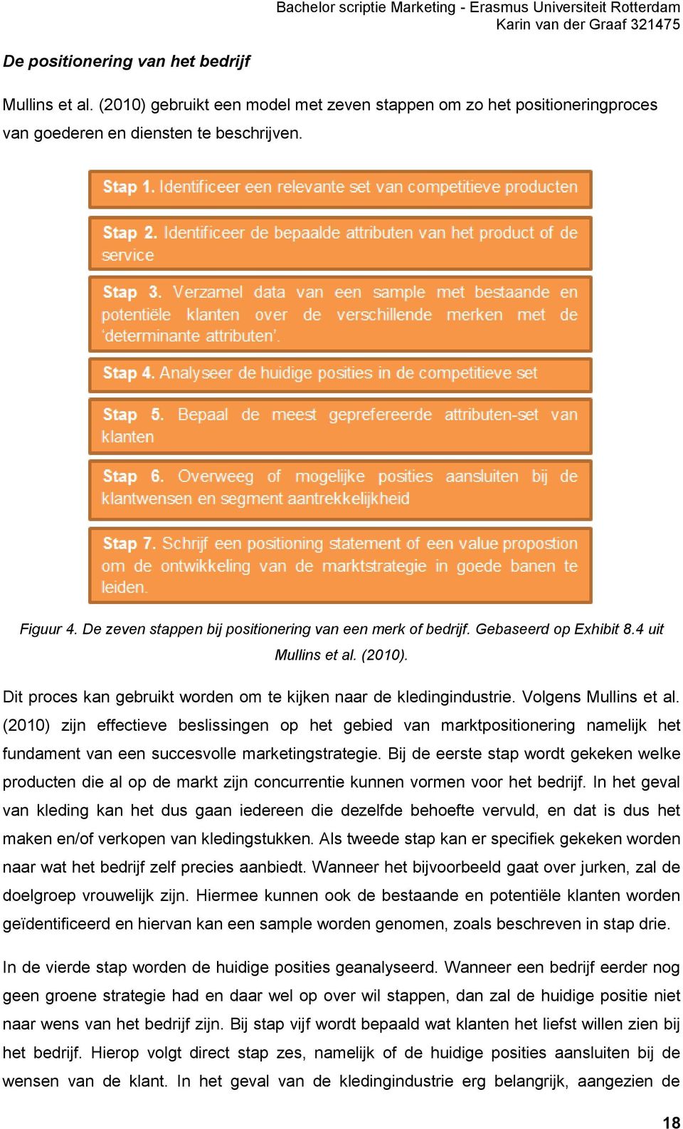 Volgens Mullins et al. (2010) zijn effectieve beslissingen op het gebied van marktpositionering namelijk het fundament van een succesvolle marketingstrategie.