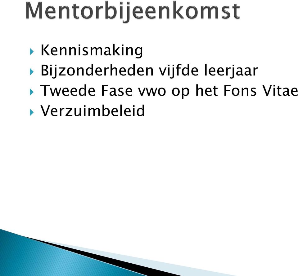 leerjaar Tweede Fase